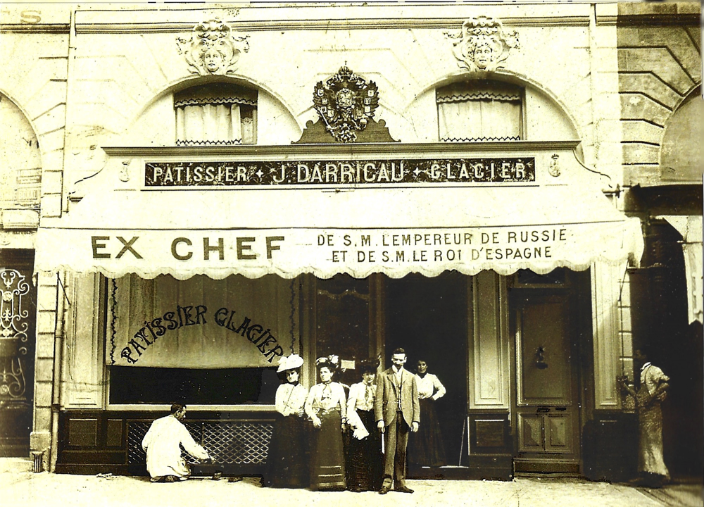 Devanture pâtisserie Darricau